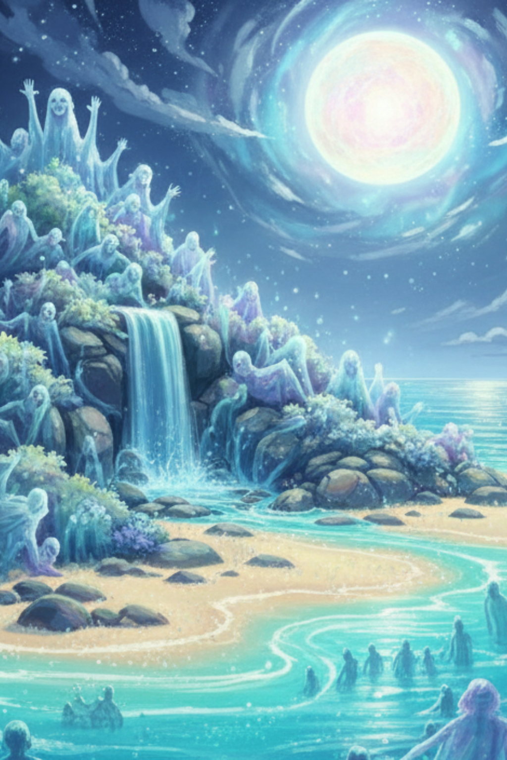 Common island of souls card - fantasy theme