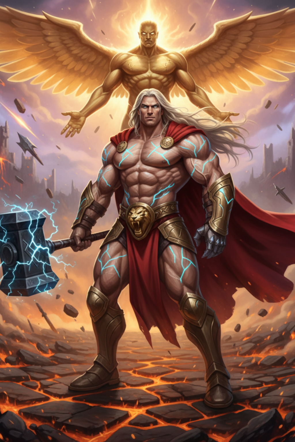 Epic gigachad card - fantasy theme