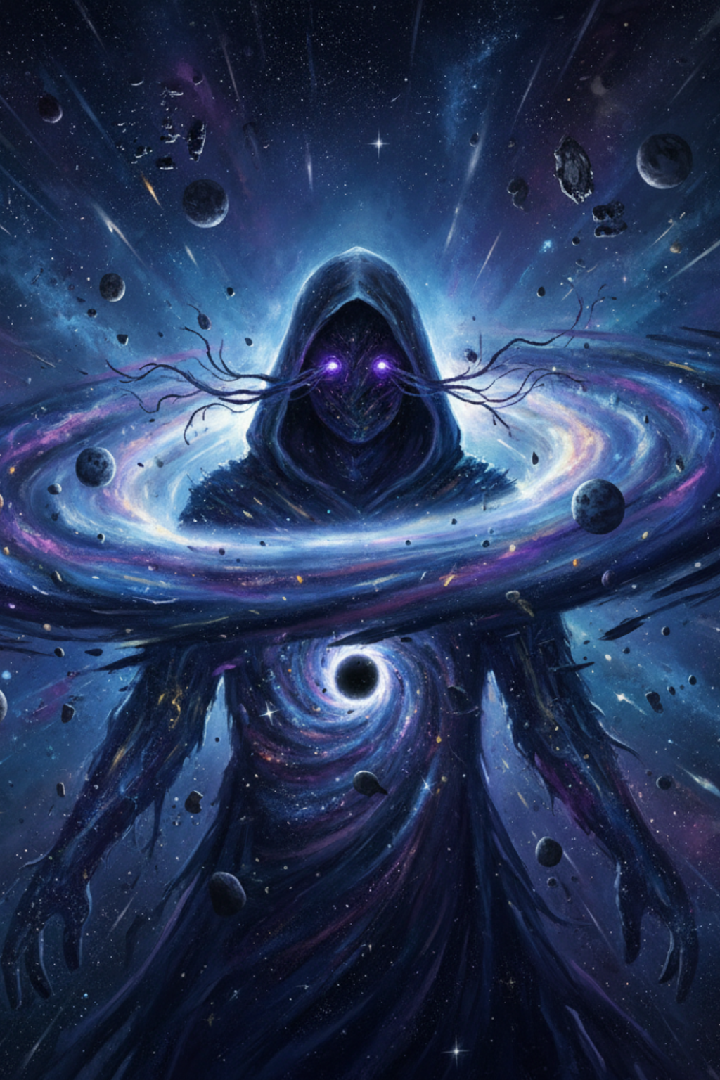 Common black hole card - fantasy theme