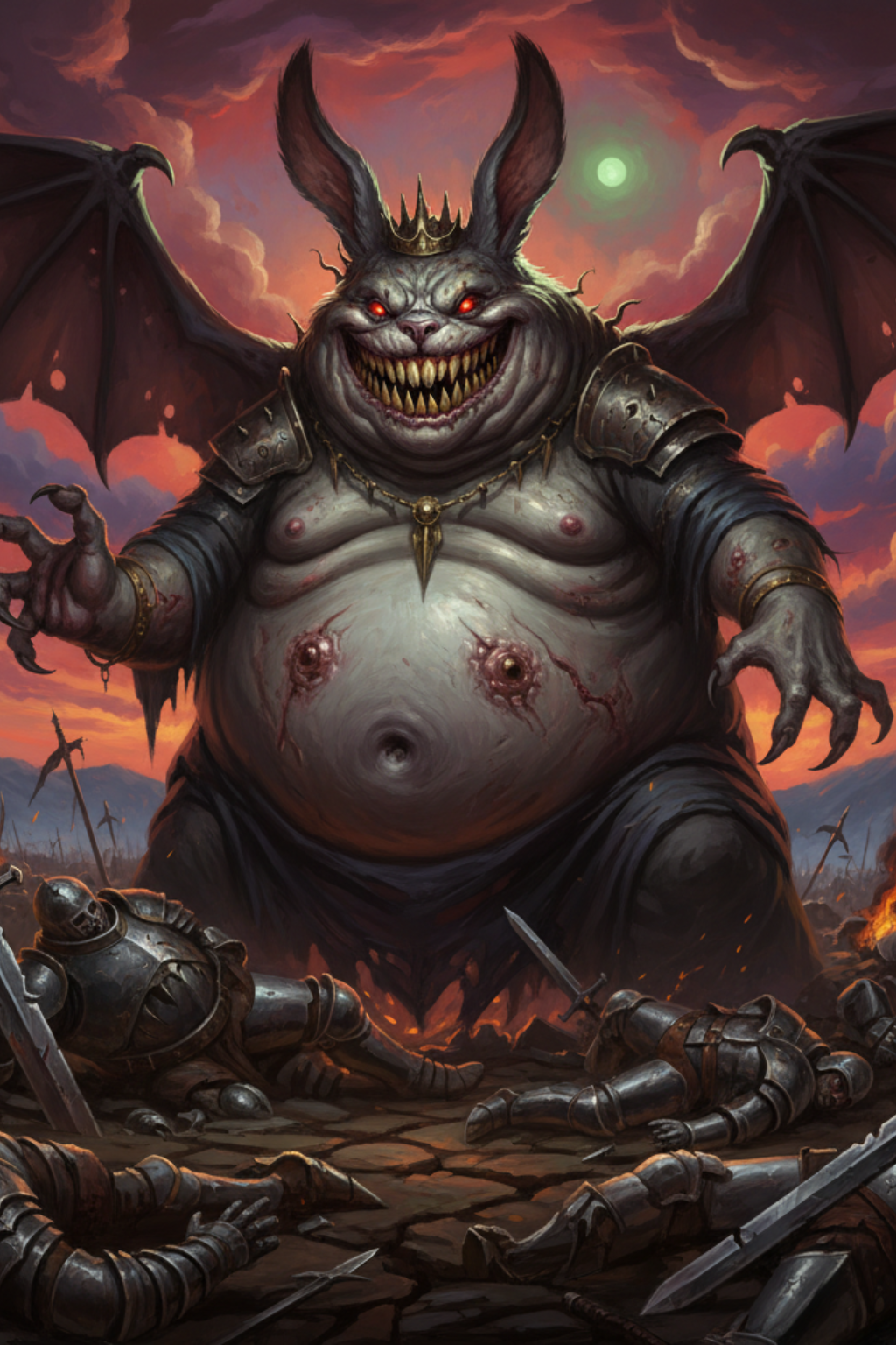 Rare Chungus card - fantasy theme