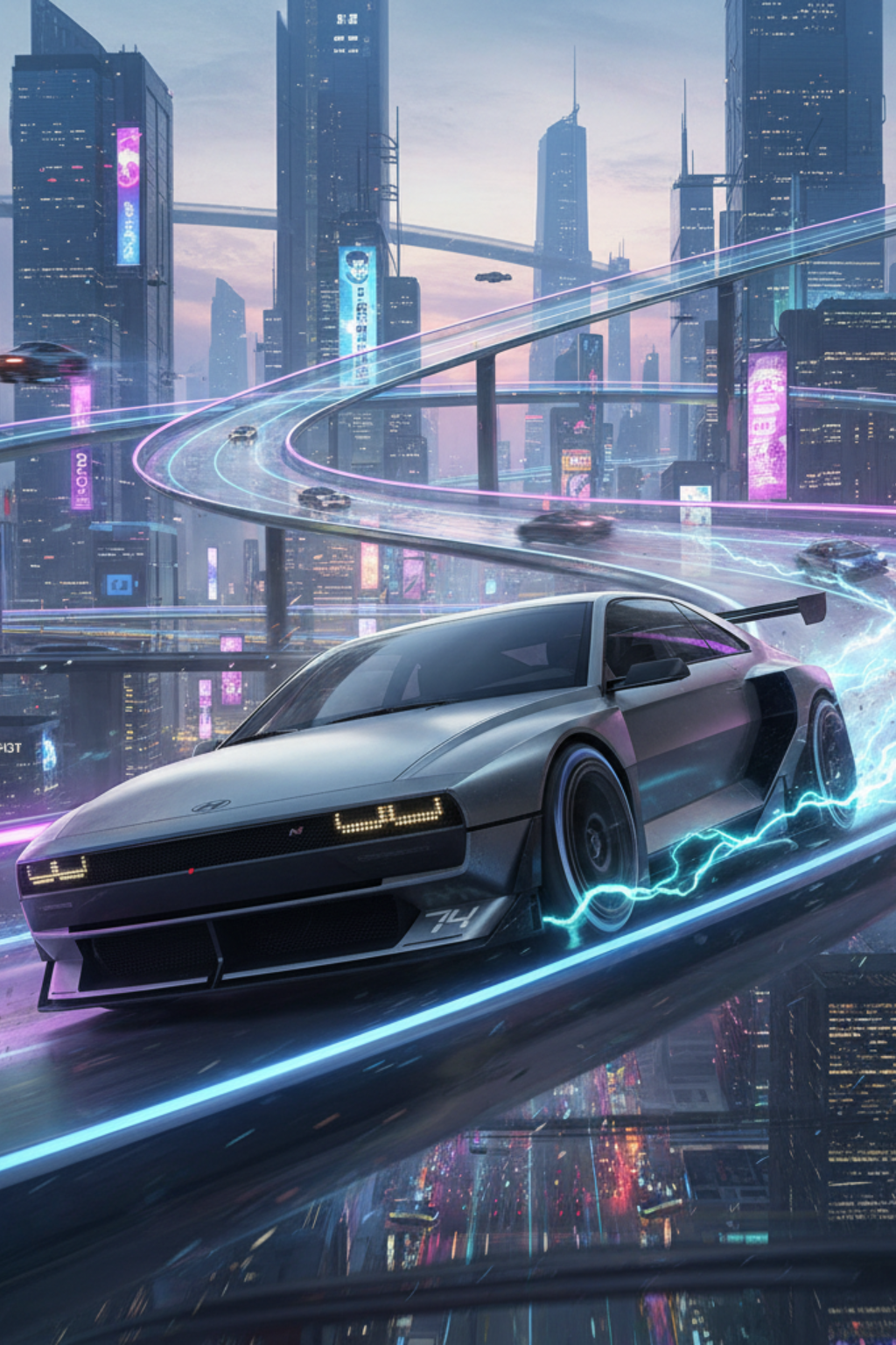 Epic Hypercar card - fantasy theme