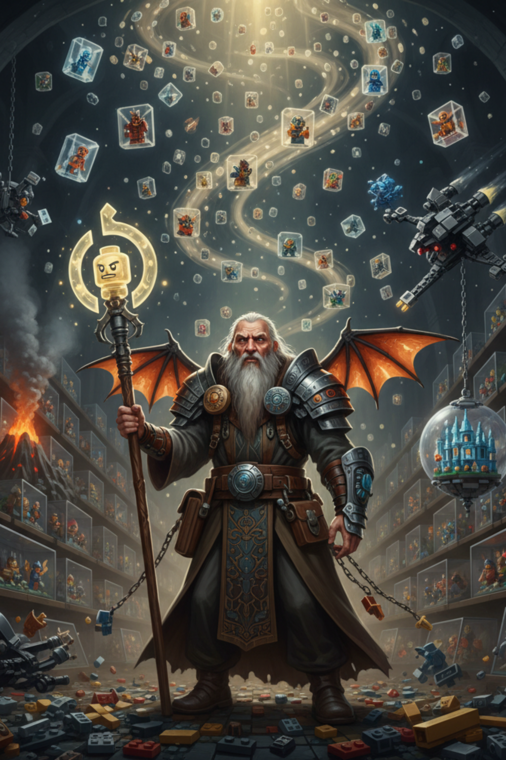 Epic lego collector card - fantasy theme