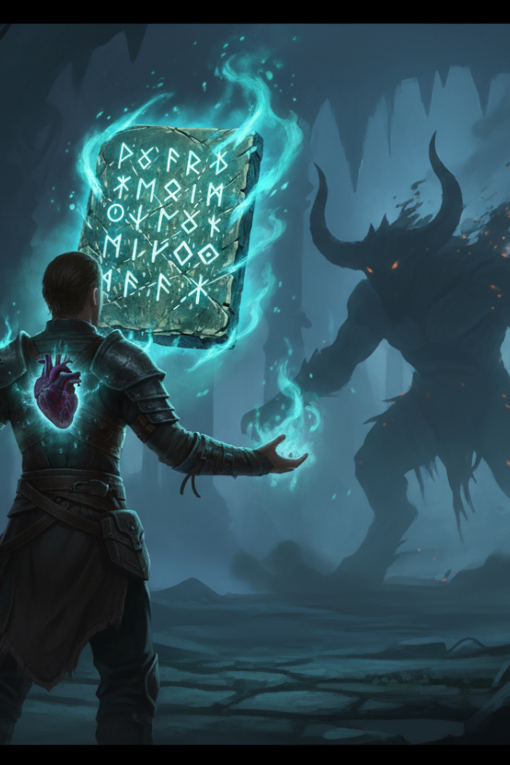 Rare Tablet of trans card - fantasy theme