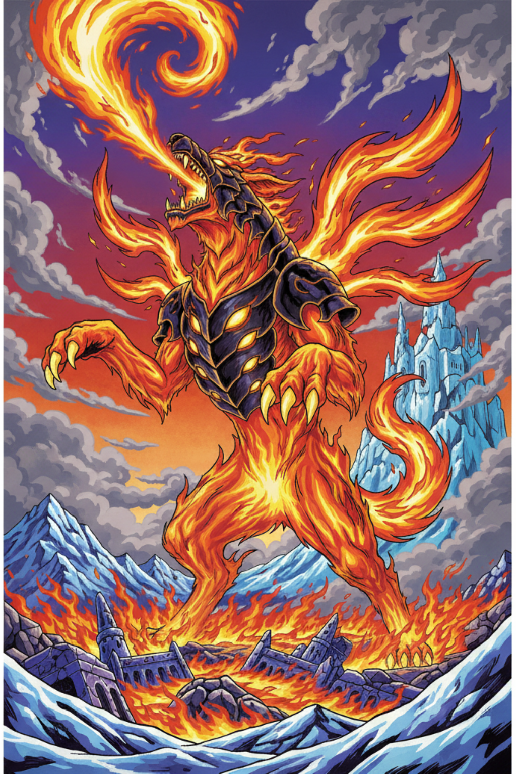 Legendary Megablazer card - anime theme