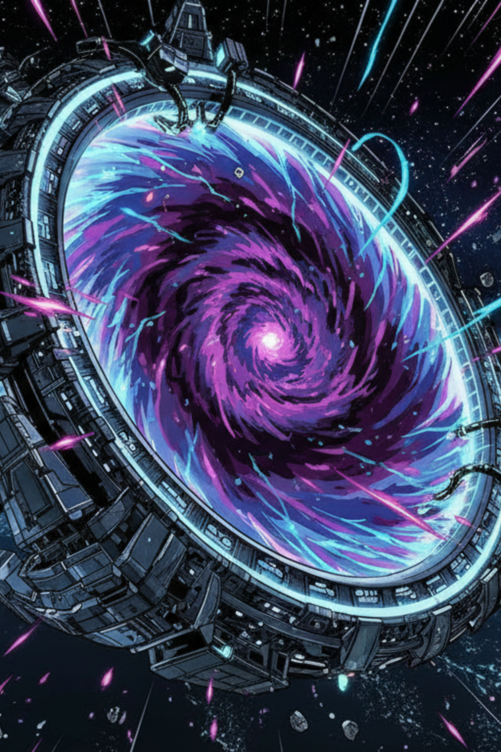 Legendary Warp gate card - anime theme