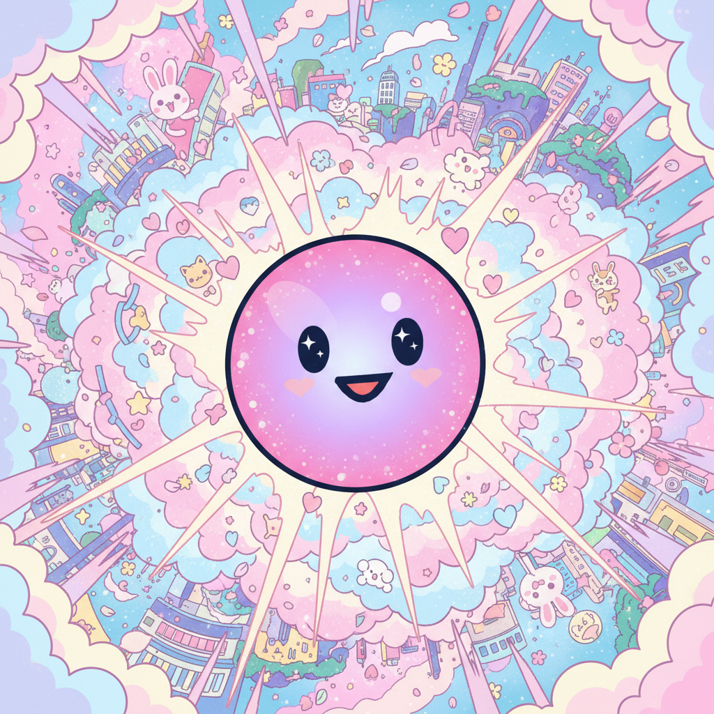 Epic cutebomb card - anime theme