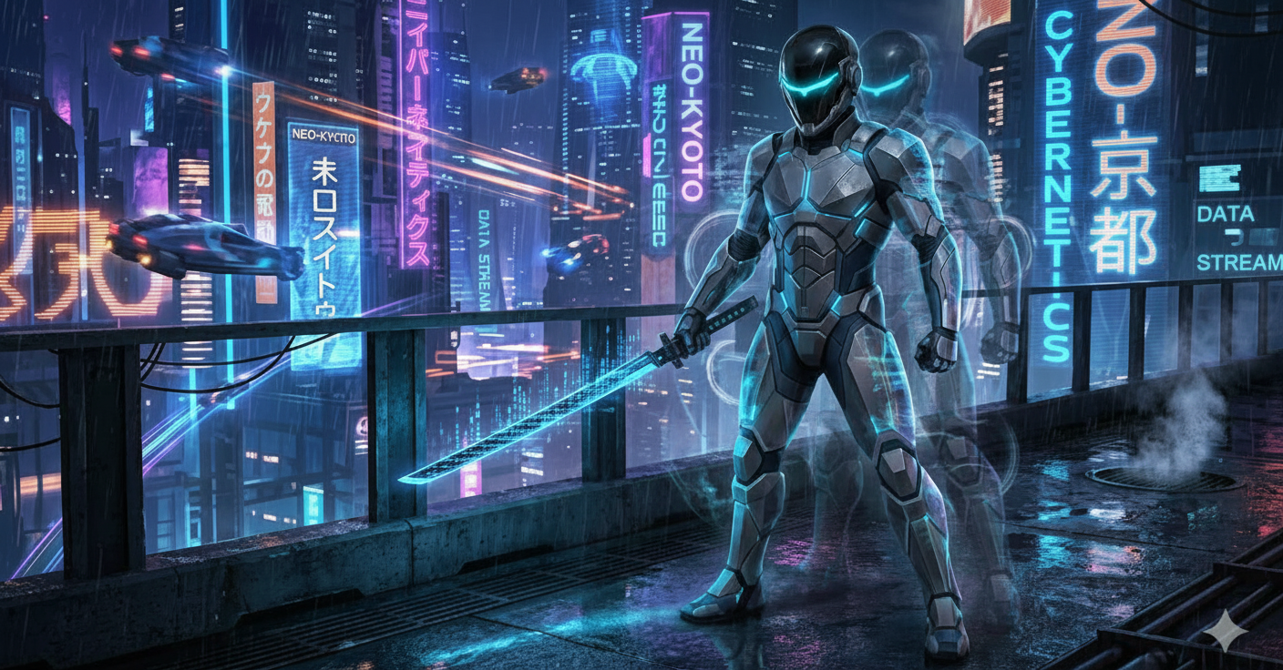 Rare Xero-Point Vex card - cyber theme