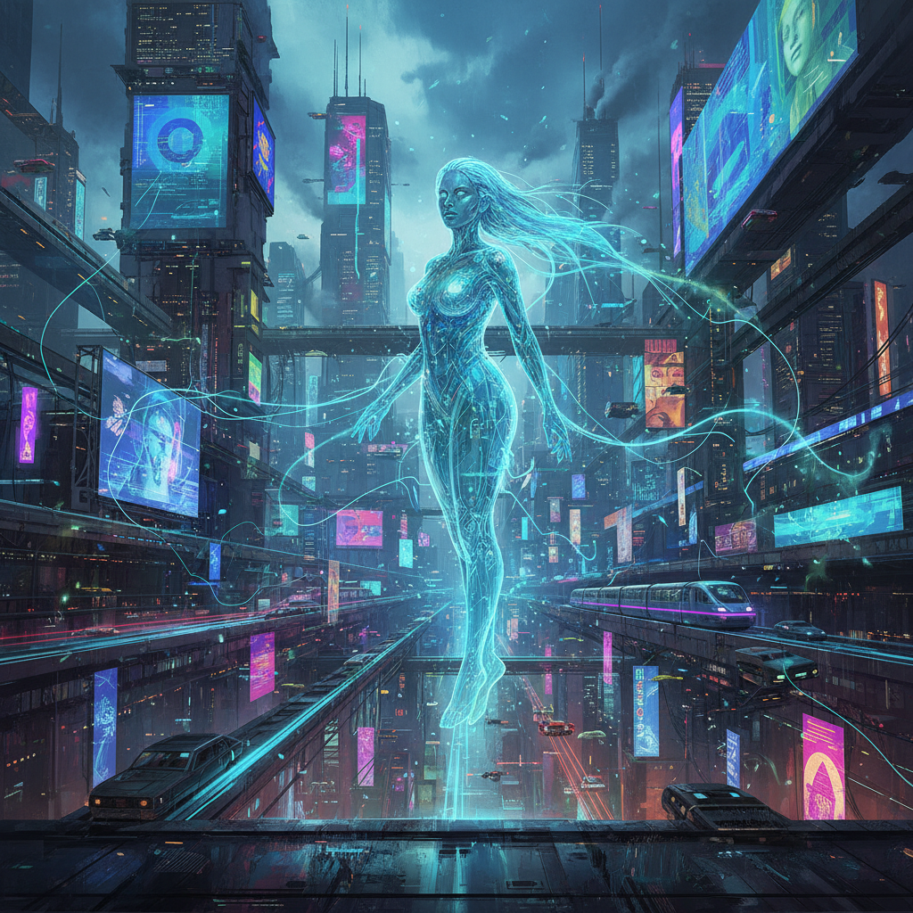 Rare Elillus X card - cyber theme