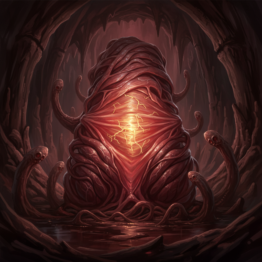 Common Grandma's Meatflaps card - fantasy theme