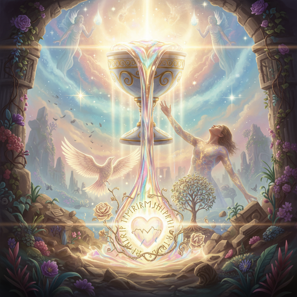 Epic Nectar of the gods card - fantasy theme